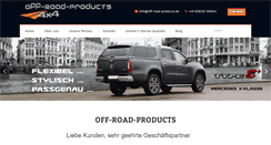 Desktop Screenshot of off-road-products.de